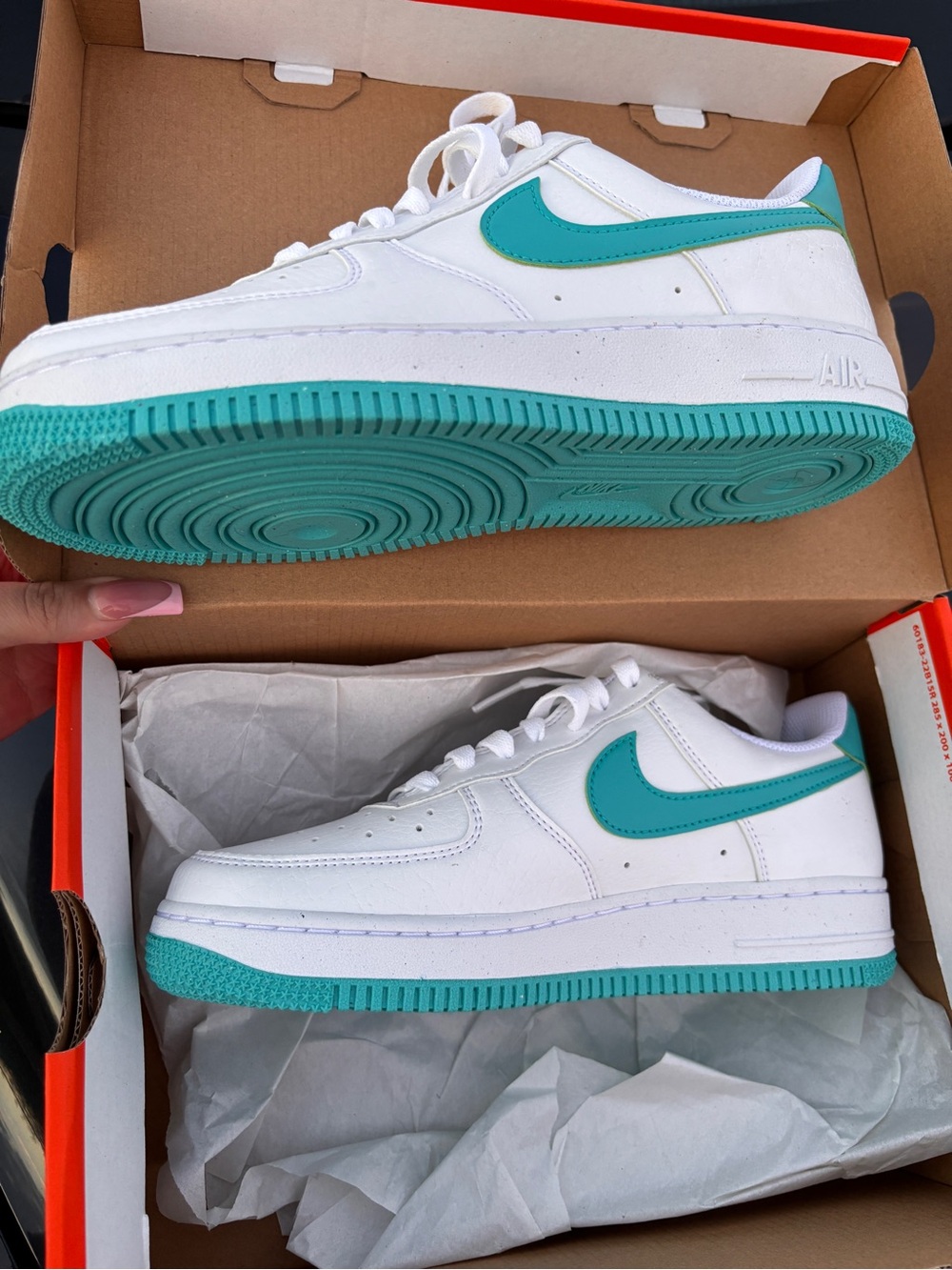 Nike Air Force 1 Low White Teal Accent